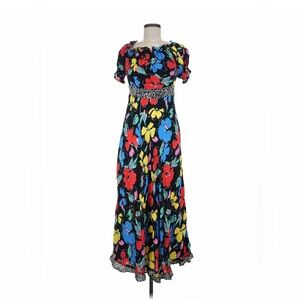 RIXO Multicolor Floral Dress